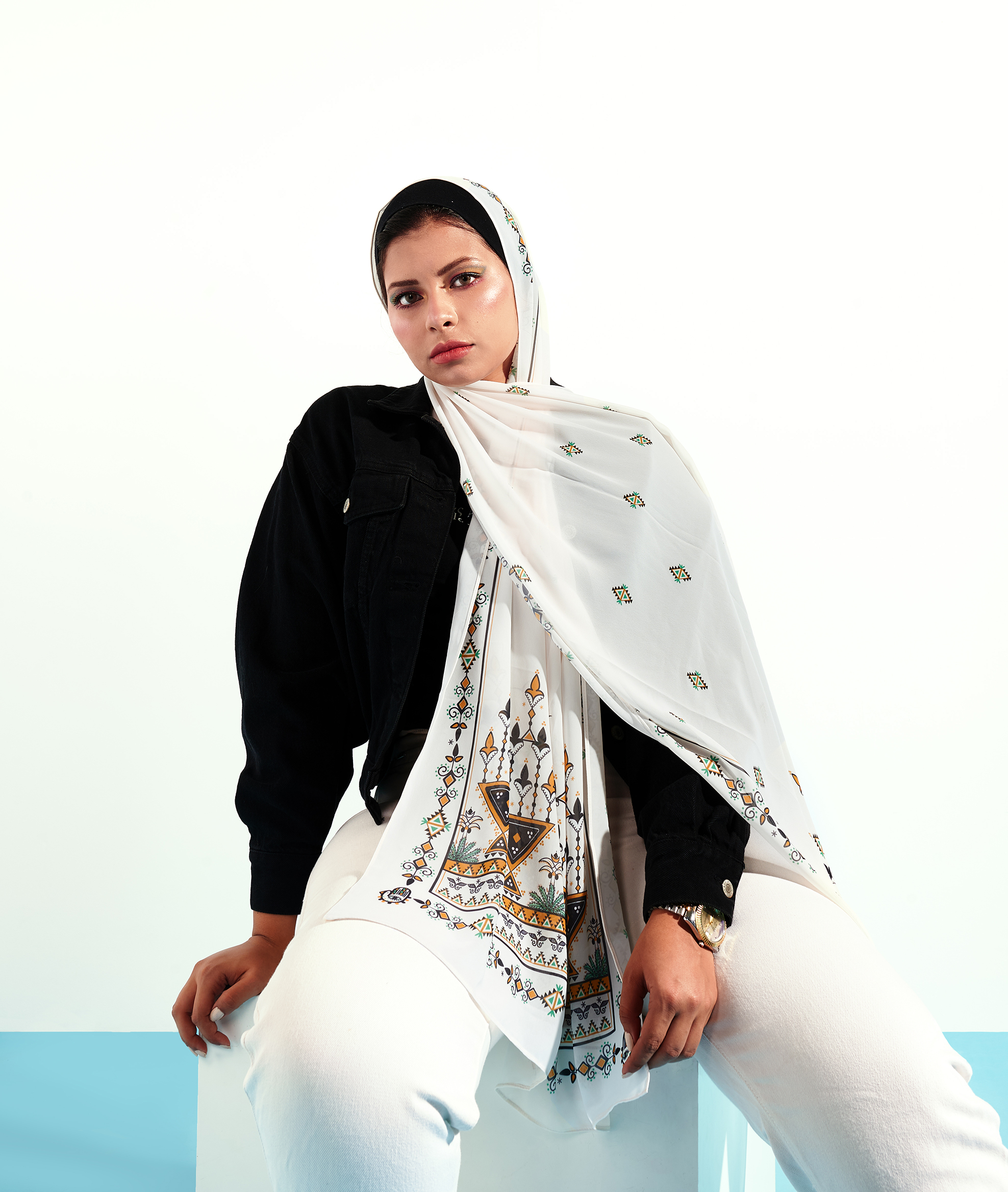 FOLK CANDLE - SCARF - Image 3