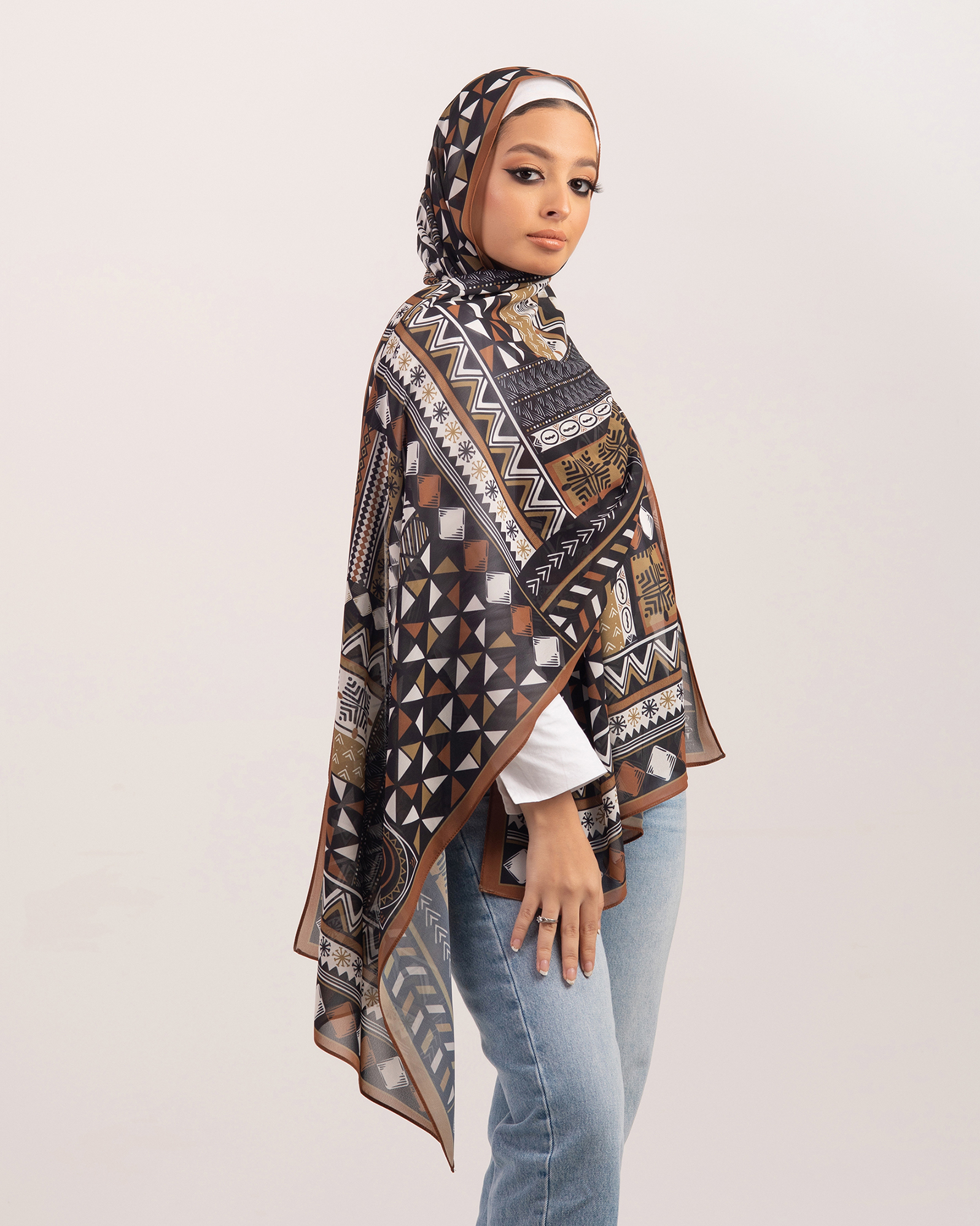 Tiebele Scarf - Chiffon - Image 2