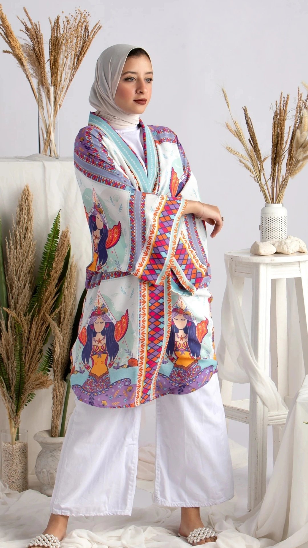 MERMAID CHIFFON KIMONO