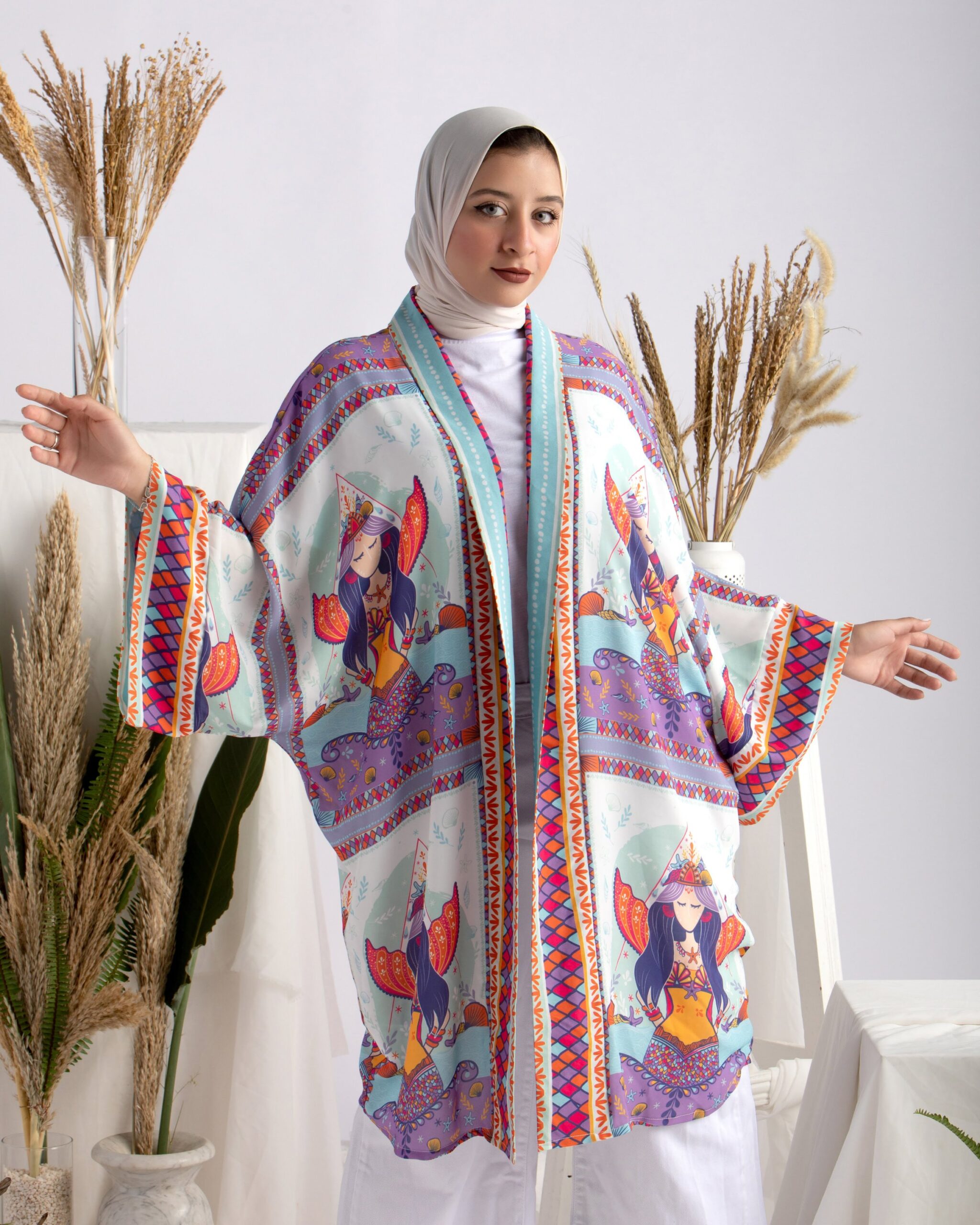 MERMAID CHIFFON KIMONO - Image 3