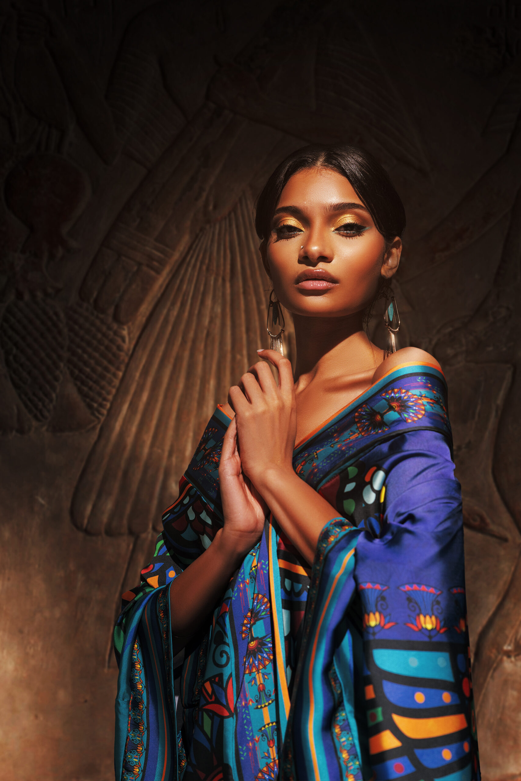 NEFERTITI BLUE KIMONO - Image 7