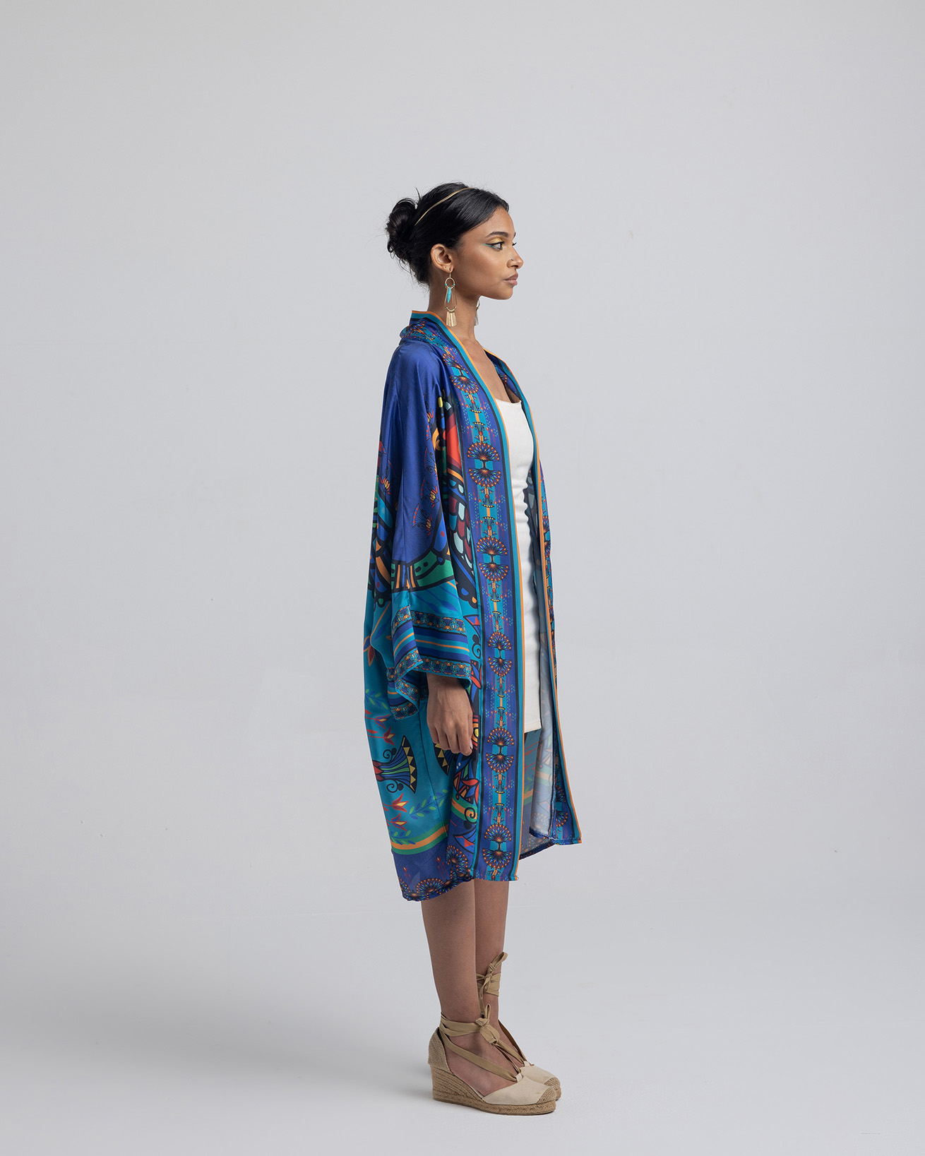 NEFERTITI BLUE KIMONO - Image 2
