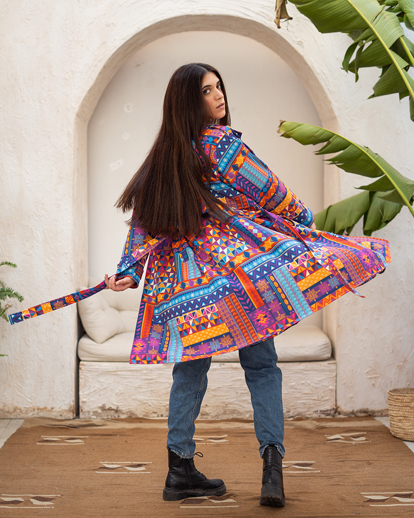 TRIBAL Trench Coat - Image 4