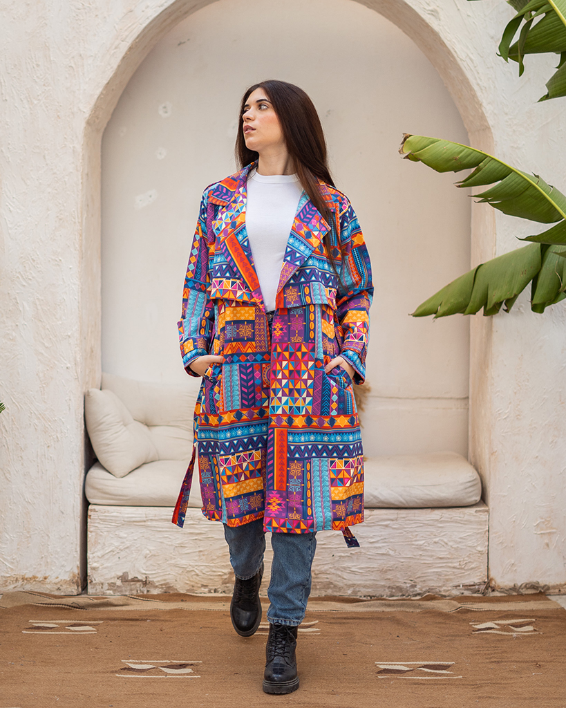 TRIBAL Trench Coat - Image 5