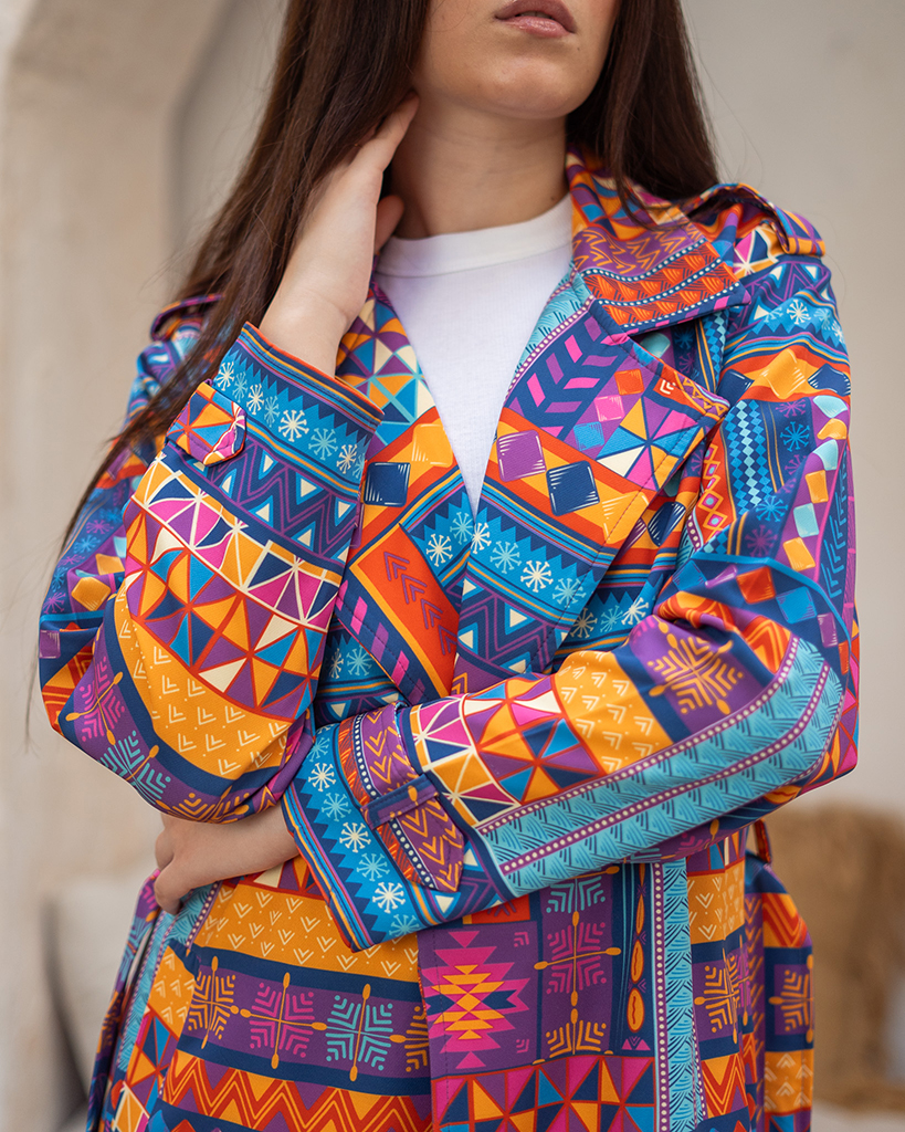 TRIBAL Trench Coat - Image 6