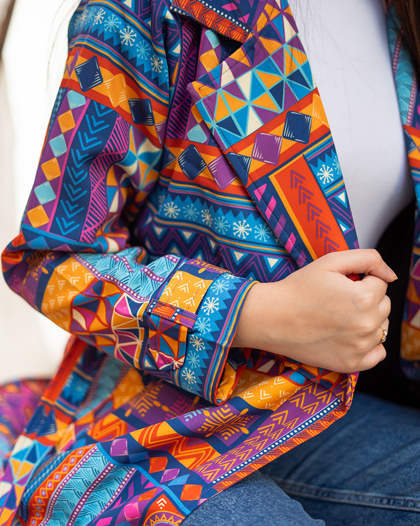 TRIBAL Trench Coat - Image 9