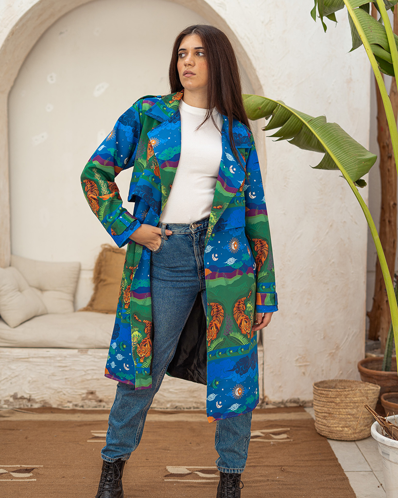 Jungle Trench Coat - Image 6