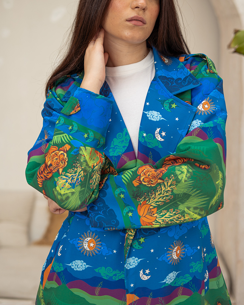 Jungle Trench Coat - Image 7