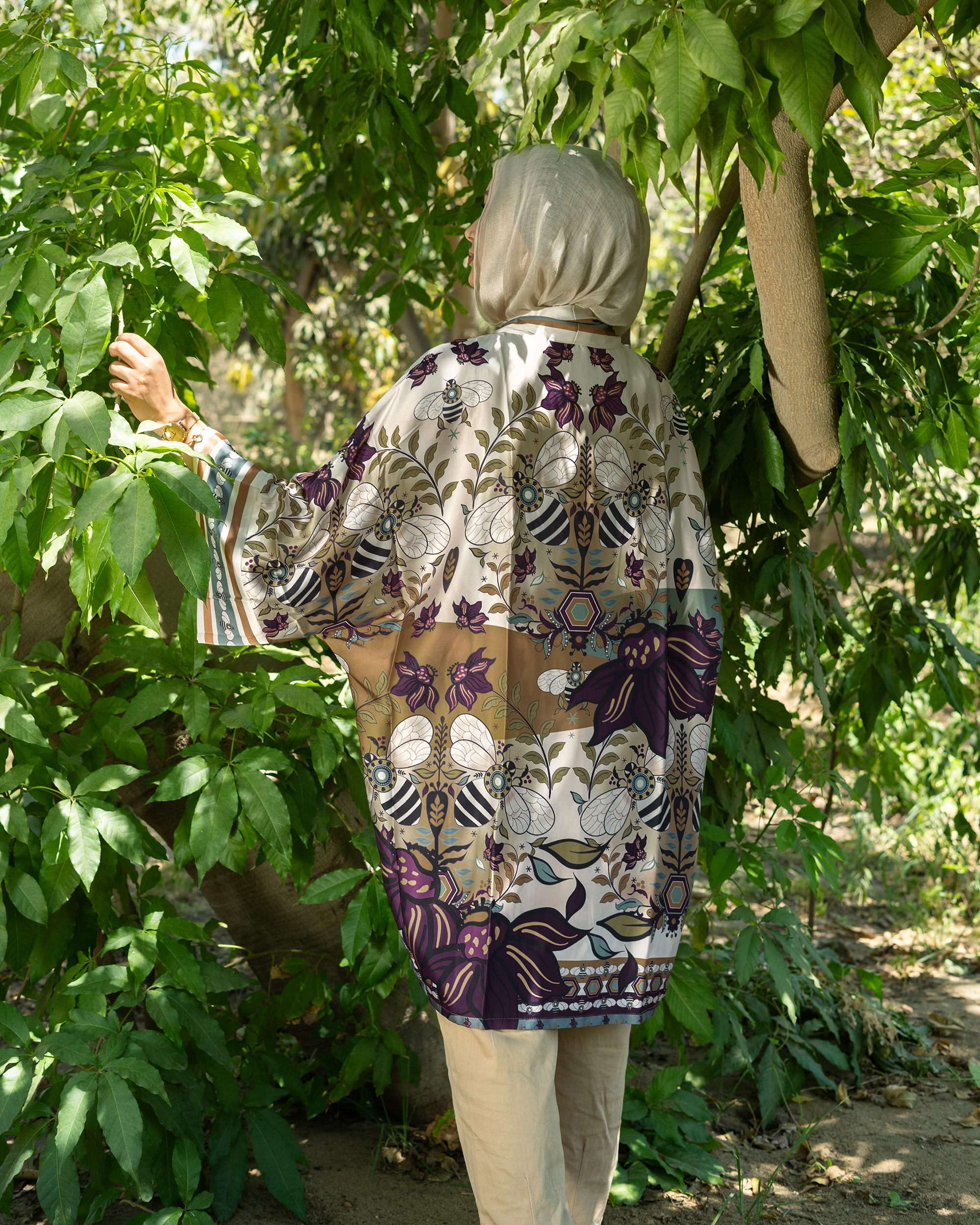 BEELOVE Satin kimono - Image 4