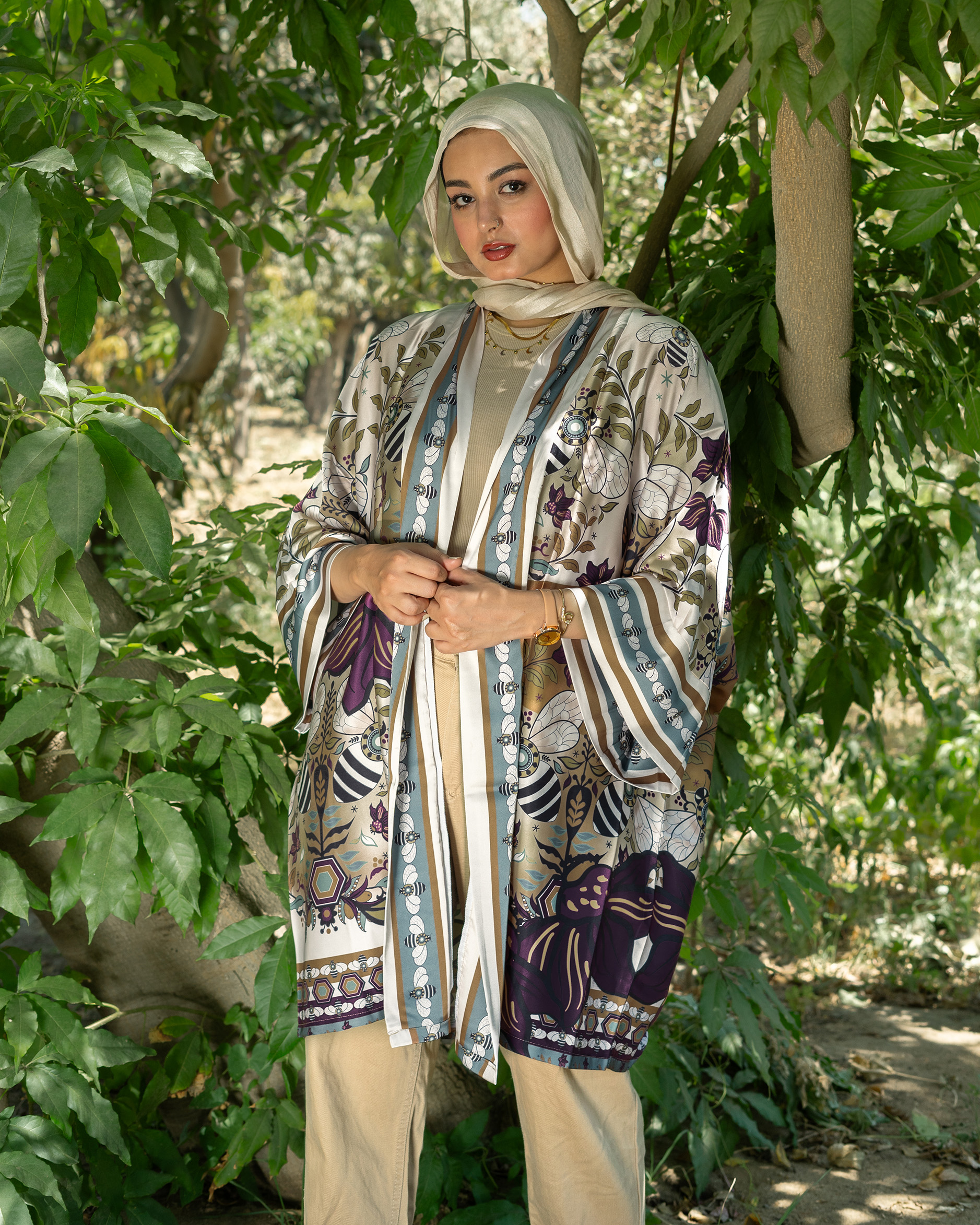 BEELOVE Satin kimono - Image 3