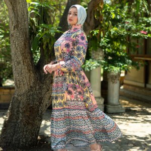 palm dress (satin)