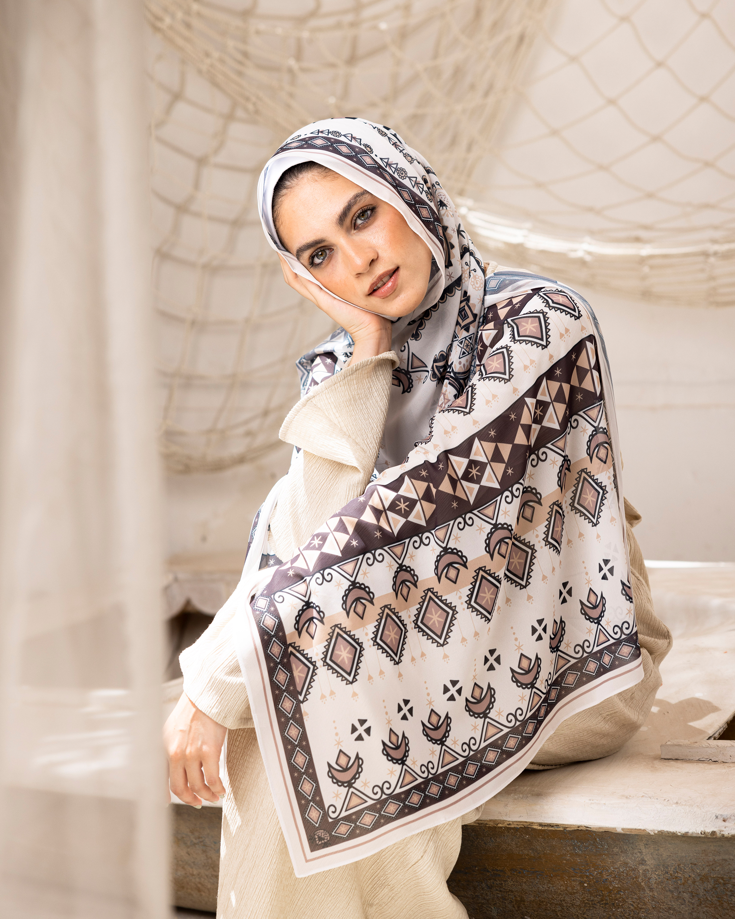 HENNA  Scarf - Chiffon