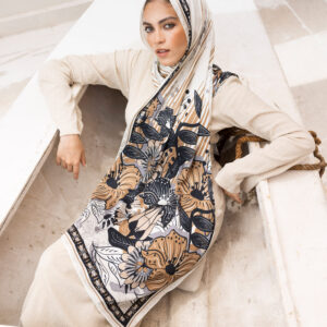 WILD FLOWER Scarf - satin