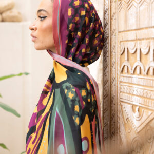 vibrant wings Scarf - Chiffon