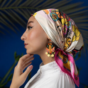 FRIDA SQUARE Scarf - Satin
