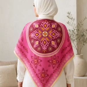 Rosette🌸 – Square Voile Scarf