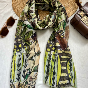 MURALS - Fringed Voile SHAWL